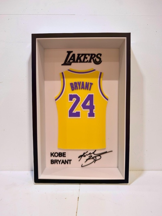 Generic Other - Kobe Bryant Jersey Display Box | Lakers Fan Gift | Basketball Wall Art